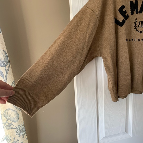 NWOT Le Marais Brown Sweater - Picture 5 of 6